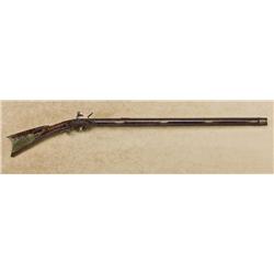 Swivel barrel flintlock Kentucky-style rifle, .45 caliber and .38 ...