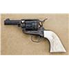 Image 1 : Extensively deluxe engraved, 24 K gold inlaid, inscribed Colt SAA Sheriff’s Model revolver, .45 cal.