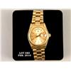 Image 1 : Man's 18K Gold Rolex President with concealed clasp, quick set, Sapphire Crystal, for average size m