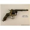 Image 6 : 12-shot European double-action pinfire revolver of Lefaucheux style in approx 7.5mm pinfire caliber.