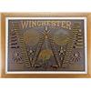 Image 1 : Authentic Oak framed Winchester 1890 “Big W” cartridge display board, approx. 38” x 51” in overall v
