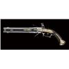 Image 2 : Over-under turn barrel flintlock Horseman’s size pistol signed “Joseph Hauer in Bamburg”. The pistol