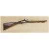Image 1 : English Flintlock Blunderbuss short rifle, approx. 1” bore, 15-1/4” brass “London” marked barrel, si