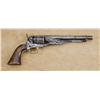 Image 2 : Colt Model 1860 Army Revolver .44 cal., percussion , patina finish, wood grips, 4 screw frame with c