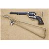 Image 2 : Colt single action army revolver, .45 Colt caliber, 7-1/2” barrel, blue and case hardened finish, ha
