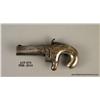 Image 1 : Moore’s Patent Firearms No. 1 Derringer, engraved, .41 cal., 2-1/2” barrel, silver plated finish, #1