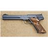 Image 1 : Colt Match Target semi-auto pistol, .22 LR cal.,6” barrel, blue finish, checkered thumb rest wood gr