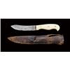 Image 2 : Rare small size skinner marked “Michael Price” of San Francisco with walrus ivory scales, stylized b