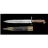 Image 2 : Rare and desirable Ames rifleman’s knife dated 1849. One of approx. 1,000 made, showing full marking