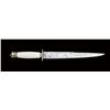 Image 1 : Large semi-clip point Bowie knife by Marches and Shepherd Pond Works, Sheffield with “W” and Crown “