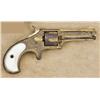 Image 1 : Engraved and gold washed Remington Smoot spur trigger revolver, .30 cal., 2-3/4” barrel, pearl grips