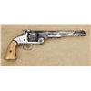 Image 2 : Smith & Wesson Second Model American single action top break revolver, .44 cal., 8” barrel, nickel f