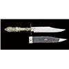 Image 2 : Small Sheffield Bowie knife by Manson. Ricasso is stamped “Manson, Sheffield”. Approx. 11-1/2” overa