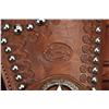 Image 2 : Deluxe custom tooled heavy leather double loop holster and cartridge belt by P. R. Roland of Hunting