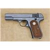Image 1 : Colt Model 1908 “U.S. Property” marked, .380 cal., 4” barrel, blue finish, checkered Colt medallion 