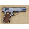 Image 2 : Colt Model 1908 “U.S. Property” marked, .380 cal., 4” barrel, blue finish, checkered Colt medallion 