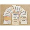 Image 1 : Outstanding lifetime collection of 123 original Wells Fargo and Co. and other express envelopes, mos