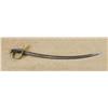 Image 1 : Interesting brass-hilted confederate type saber showing unstopped fuller, thin and poorly cast brass