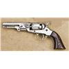 Image 1 : Manhattan First Model five-shot Pocket percussion revolver, .31 cal., 4” barrel, nickel finish, wood