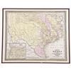Image 1 : Original hand-colored map, circa approx. 1846 by CS Williams, published in Philadelphia. Approx. 14-