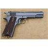 Image 2 : Colt model 1911, .45 ACP caliber semiautomatic pistol, US Property marked, blue finish, diamond chec