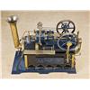 Image 1 : Miniature or salesman’s sample size fully operational steam engine, approx. 15” long by 7” wide by 1