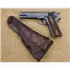 Image 2 : Model 1911, .45 ACP caliber semiautomatic pistol, by Springfield Armory. Blued finish, wood checkere