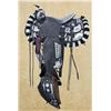 Image 1 : Beautiful hand-crafted western-style parade saddle by Emdee of Missouri showing Ted Flowers type nic