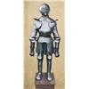 Image 1 : Nicely forged and hand formed Maximillian style suit of armor. Approx. 71” tall (Armor only) or 78” 