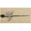 Image 2 : Original circa 1500’s ornate polearm, iron head approx. 25” long including a two stage end spike wit