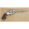 Image 2 : Remington model 1890, single action revolver, .44-40 caliber, 7-1/2” barrel, nickel finish, hardrubb