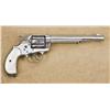Image 2 : Colt Model 1878 DA revolver, .38 Colt cal., 7-1/2” barrel, nickel finish, thick period pearl grips, 