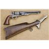 Image 2 : Colt 1860 Army revolver, .44 caliber percussion, finely factory style engraved, blue and case harden