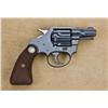 Image 2 : Colt Banker’s Special DA revolver, .22 cal., 2” round barrel, blue finish, checkered Colt medallion 