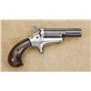 Image 2 : Colt #3 derringer, blue and nickel finish, varnish wood grips, serial number “4990” in original good