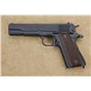 Image 1 : Model 1911A1, .45 ACP caliber, semiautomatic pistol, by Remington Rand with 1st type logo, Parkerize