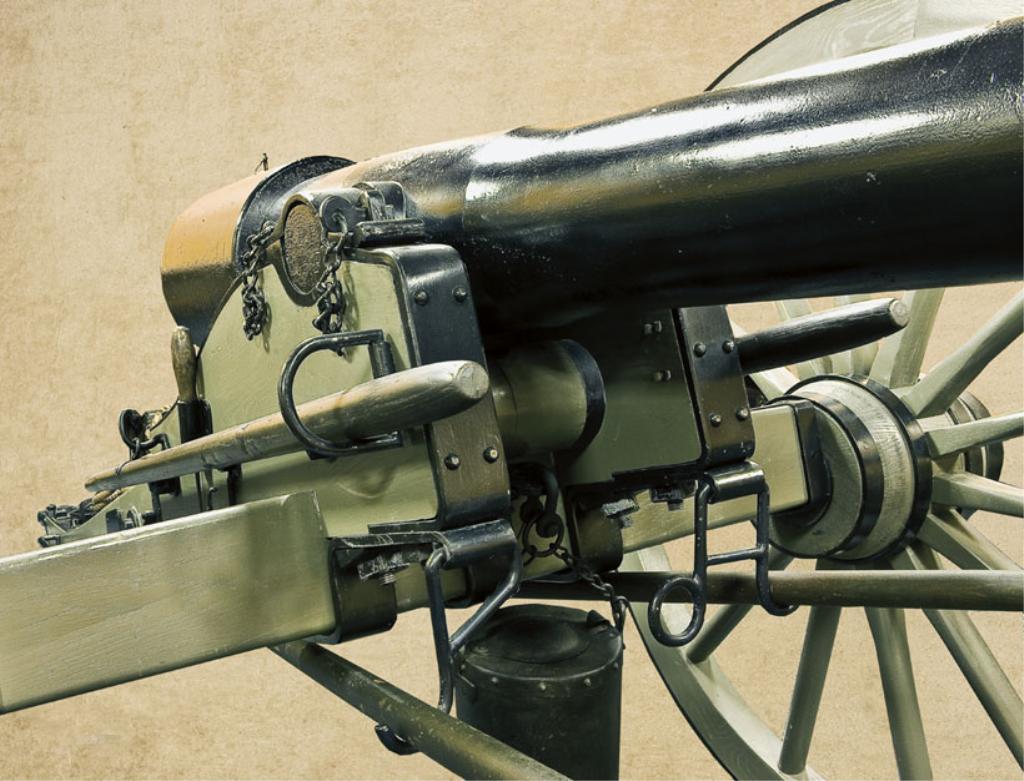 U.S. Model 1861 2.9” parrot rifle on #1 field carriage, serial 198. The ...