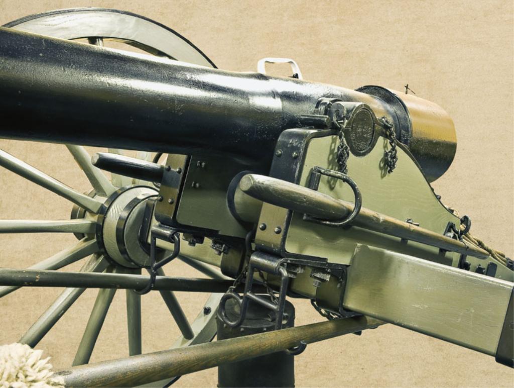 U.S. Model 1861 2.9” parrot rifle on #1 field carriage, serial 198. The ...