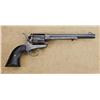 Image 2 : Colt SAA revolver, 44-40 cal., 7-1/2” barrel, blue and case hardened finish, checkered Rampant Colt 