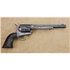 Image 2 : Colt SAA revolver, .45 cal., 7-1/2” barrel, blue and case hardened finish, checkered Rampant Colt bl