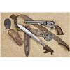Image 1 : Great Western frontier set including a Colt Model 1851 Navy revolver, cut-down leather holster marke