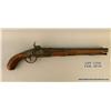Image 1 : Germanic Horseman's size f/l pistol cut for shoulder stock and converted to percussion signed "Hess 