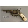 Image 4 : Cigar-style cased deluxe pinfire revolver of diminutive size with gold washed engraved decorations a