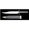 Image 2 : Clip point Bowie knife by Joseph Rodgers & Sons. Cutlers to Her Majesty. Showing 9-1/8” blade, appro