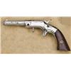 Image 1 : Frank Wesson single shot derringer, circa early 1860’s, .22 cal., 3-1/2” half round/half octagon bar