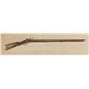 Image 1 : Flintlock Kentucky rifle made of associated part for movie rentals showing “S” stamped at breech for