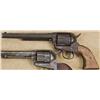 Image 1 : Classic Mexican copy of a Colt SAA revolver, .45 cal., 7-1/4” barrel, brown finish, smooth hard wood