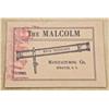 Image 1 : Very rare original factory pamphlet for The Malcolm Manufacturing Co. (1905) Rifle Telescope, approx