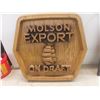 Image 2 : Wooden Molson Export Beer Sign and Coors Light Mirror Sign