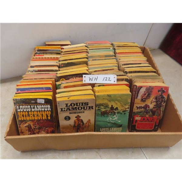 Lot of 75 Vintage Western Paperback Novels